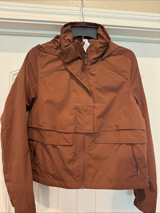 lululemon athletica Jackets & Blazers - lululemon athletica Brown Windbreaker with Hood